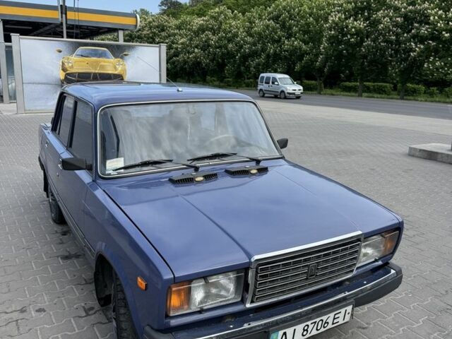 Синий ВАЗ 2107, объемом двигателя 1.5 л и пробегом 200 тыс. км за 1400 $, фото 1 на Automoto.ua