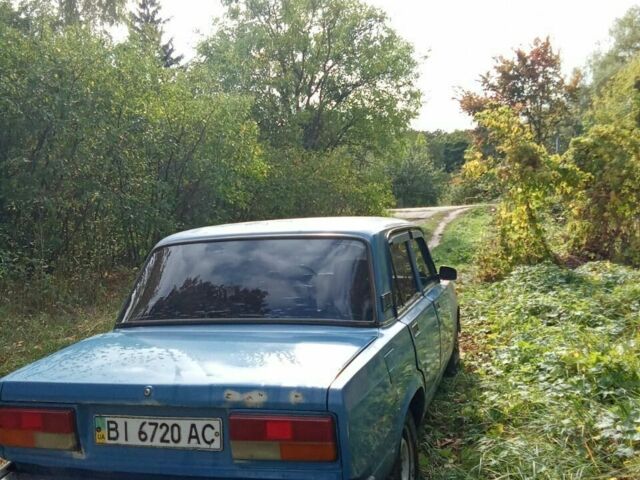 Синий ВАЗ 2107, объемом двигателя 1.5 л и пробегом 700 тыс. км за 364 $, фото 1 на Automoto.ua