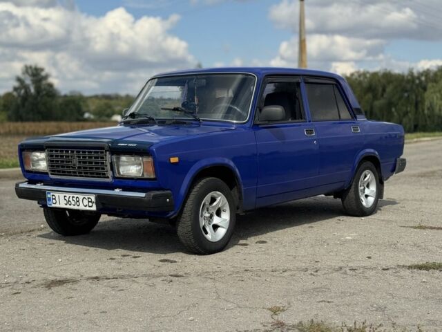 Синий ВАЗ 2107, объемом двигателя 1.5 л и пробегом 150 тыс. км за 1357 $, фото 1 на Automoto.ua