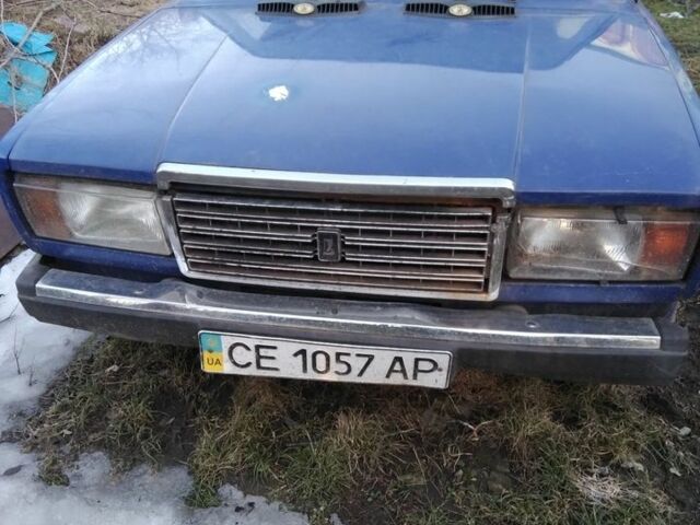 Синий ВАЗ 2107, объемом двигателя 1.5 л и пробегом 230 тыс. км за 750 $, фото 1 на Automoto.ua