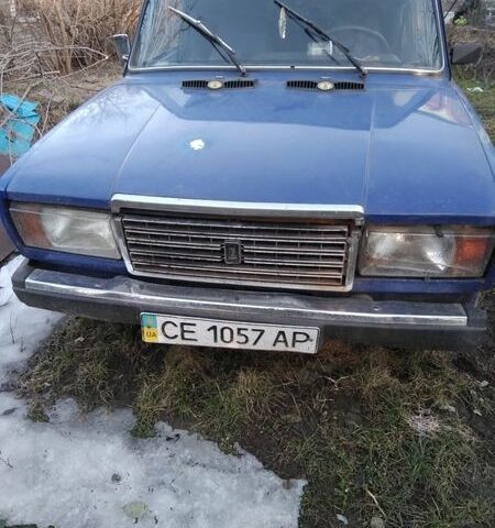 Синий ВАЗ 2107, объемом двигателя 1.5 л и пробегом 230 тыс. км за 750 $, фото 1 на Automoto.ua