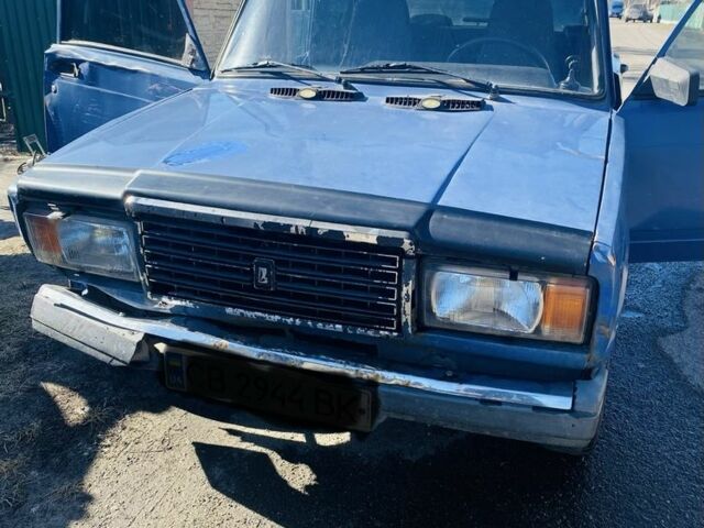 Синий ВАЗ 2107, объемом двигателя 1.5 л и пробегом 140 тыс. км за 316 $, фото 1 на Automoto.ua