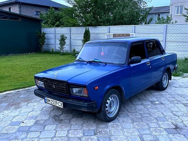 Синий ВАЗ 2107, объемом двигателя 1.5 л и пробегом 297 тыс. км за 700 $, фото 1 на Automoto.ua