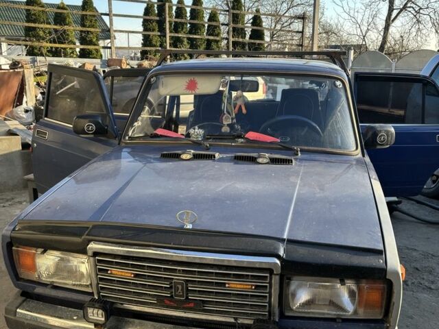 Синий ВАЗ 2107, объемом двигателя 1.5 л и пробегом 91 тыс. км за 1250 $, фото 1 на Automoto.ua