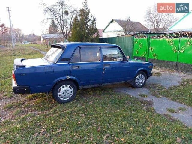 Синій ВАЗ 2107, об'ємом двигуна 1.45 л та пробігом 147 тис. км за 1400 $, фото 1 на Automoto.ua