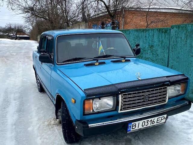 Синій ВАЗ 2107, об'ємом двигуна 1.5 л та пробігом 162 тис. км за 1250 $, фото 1 на Automoto.ua