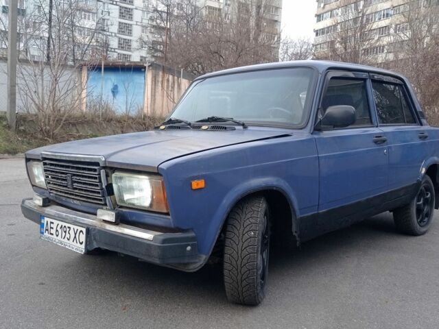 Синий ВАЗ 2107, объемом двигателя 1.5 л и пробегом 123 тыс. км за 650 $, фото 1 на Automoto.ua