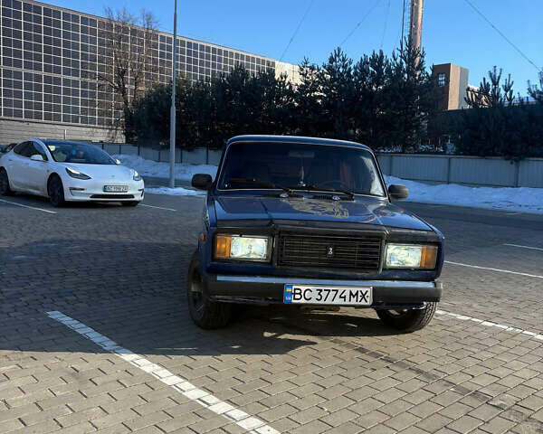 Синий ВАЗ 2107, объемом двигателя 1.45 л и пробегом 34 тыс. км за 2000 $, фото 1 на Automoto.ua