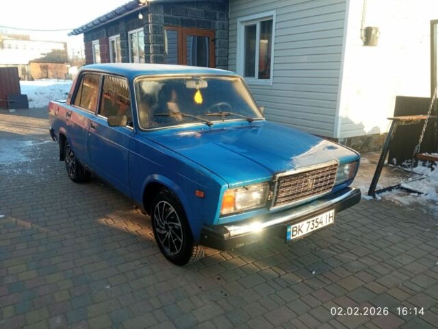 Синій ВАЗ 2107, об'ємом двигуна 1.5 л та пробігом 90 тис. км за 800 $, фото 1 на Automoto.ua