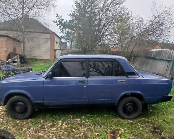 Синий ВАЗ 2107, объемом двигателя 1.5 л и пробегом 99 тыс. км за 1028 $, фото 1 на Automoto.ua