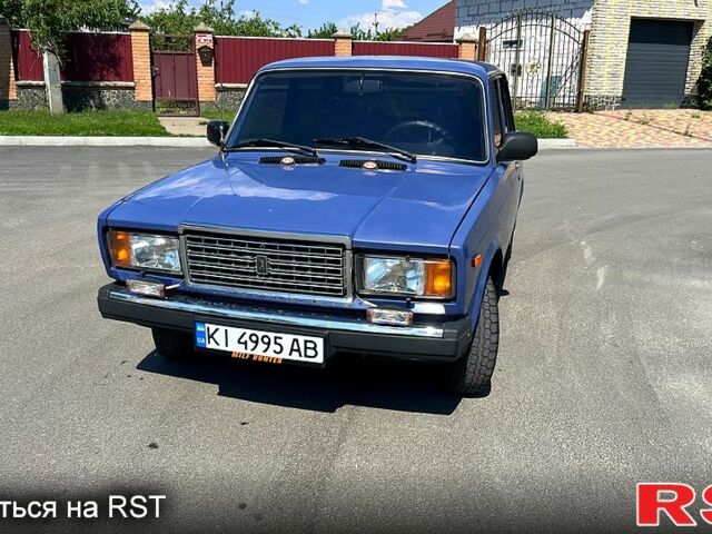 Синий ВАЗ 2107, объемом двигателя 1.5 л и пробегом 90 тыс. км за 1800 $, фото 1 на Automoto.ua