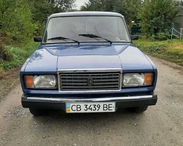 Синій ВАЗ 2107, об'ємом двигуна 1.45 л та пробігом 64 тис. км за 1200 $, фото 1 на Automoto.ua