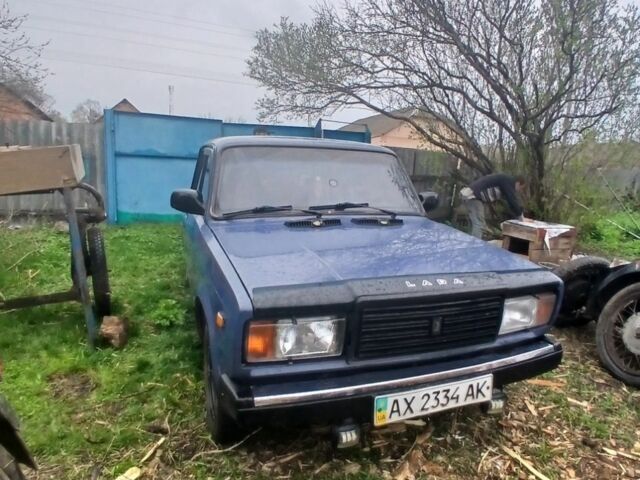 Синий ВАЗ 2107, объемом двигателя 1.5 л и пробегом 99 тыс. км за 914 $, фото 1 на Automoto.ua