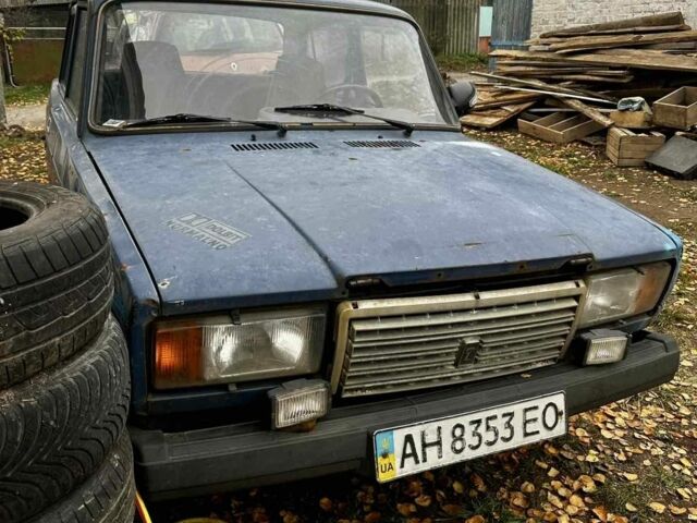 Синий ВАЗ 2107, объемом двигателя 0 л и пробегом 100 тыс. км за 300 $, фото 1 на Automoto.ua