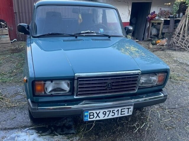Синий ВАЗ 2107, объемом двигателя 1.3 л и пробегом 87 тыс. км за 1100 $, фото 1 на Automoto.ua