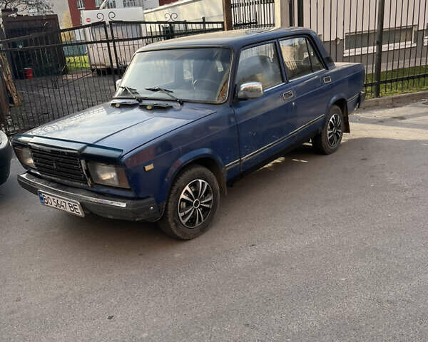 Синий ВАЗ 2107, объемом двигателя 1.5 л и пробегом 45 тыс. км за 650 $, фото 1 на Automoto.ua
