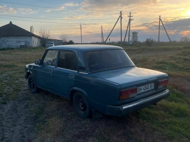Синий ВАЗ 2107, объемом двигателя 1.3 л и пробегом 10 тыс. км за 731 $, фото 1 на Automoto.ua