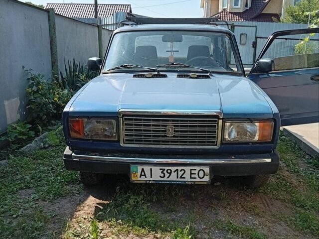 Синий ВАЗ 2107, объемом двигателя 1.5 л и пробегом 300 тыс. км за 650 $, фото 1 на Automoto.ua