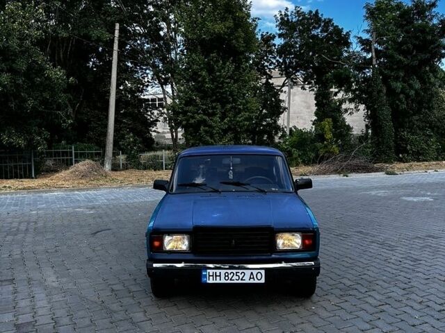 Синий ВАЗ 2107, объемом двигателя 1.5 л и пробегом 92 тыс. км за 1600 $, фото 1 на Automoto.ua