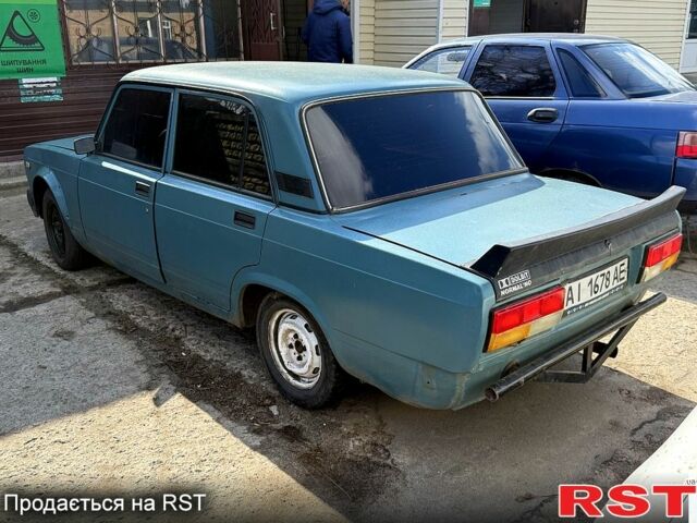 Синий ВАЗ 2107, объемом двигателя 1.7 л и пробегом 50 тыс. км за 1200 $, фото 1 на Automoto.ua