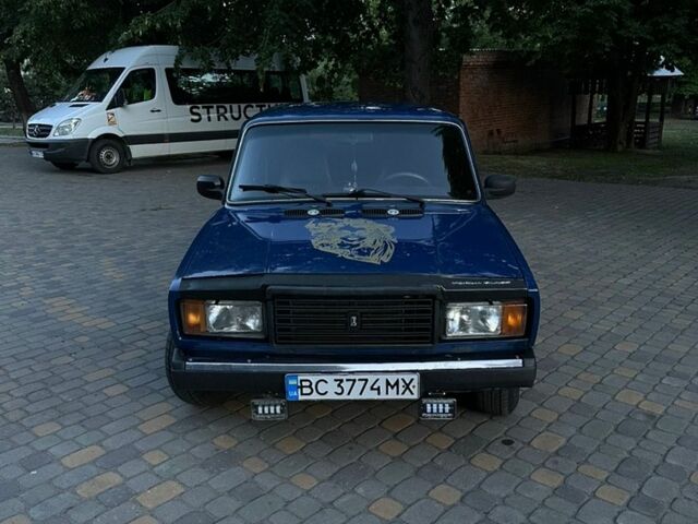 Синий ВАЗ 2107, объемом двигателя 1.45 л и пробегом 34 тыс. км за 1850 $, фото 1 на Automoto.ua