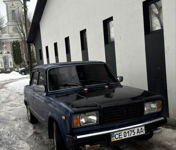 Синий ВАЗ 2107, объемом двигателя 1.5 л и пробегом 122 тыс. км за 1100 $, фото 1 на Automoto.ua