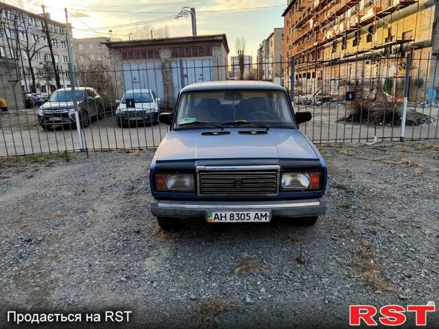 Синий ВАЗ 2107, объемом двигателя 1.5 л и пробегом 42 тыс. км за 840 $, фото 1 на Automoto.ua
