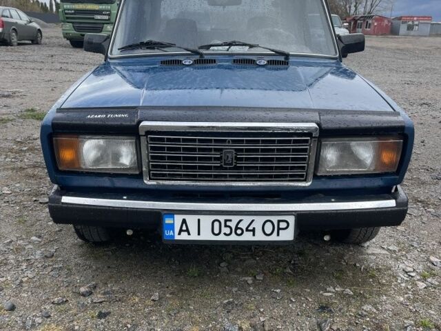 Синій ВАЗ 2107, об'ємом двигуна 1.5 л та пробігом 76 тис. км за 1100 $, фото 1 на Automoto.ua