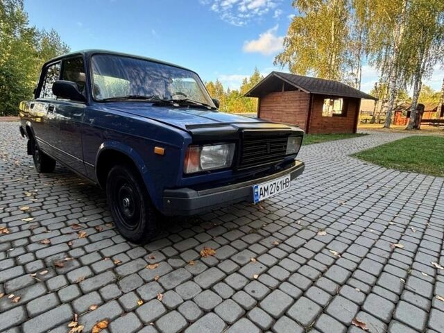 Синій ВАЗ 2107, об'ємом двигуна 1.5 л та пробігом 27 тис. км за 1300 $, фото 1 на Automoto.ua