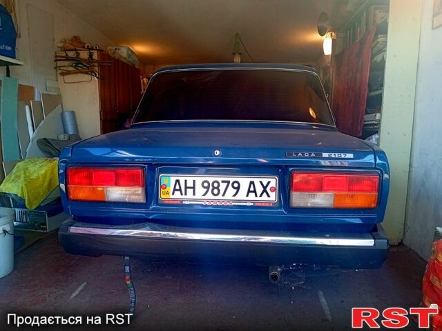 Синий ВАЗ 2107, объемом двигателя 1.5 л и пробегом 150 тыс. км за 1400 $, фото 1 на Automoto.ua