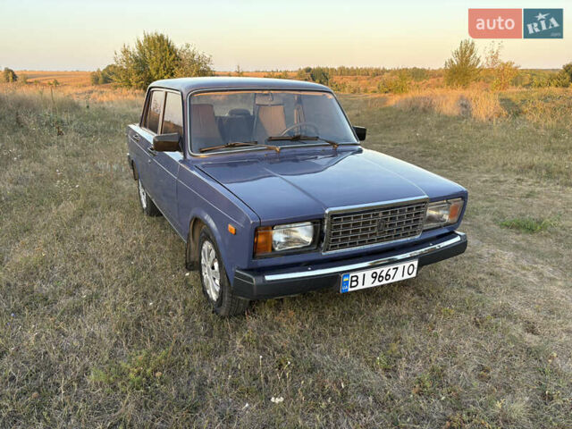Синий ВАЗ 2107, объемом двигателя 1.5 л и пробегом 112 тыс. км за 1210 $, фото 1 на Automoto.ua