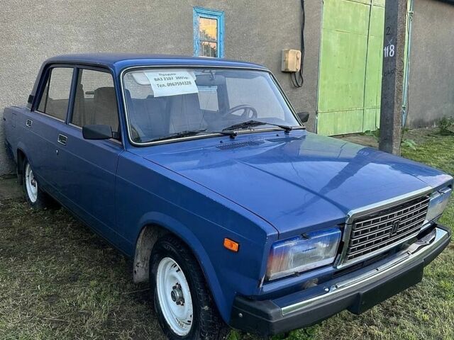 Синий ВАЗ 2107, объемом двигателя 1.5 л и пробегом 100 тыс. км за 1650 $, фото 1 на Automoto.ua