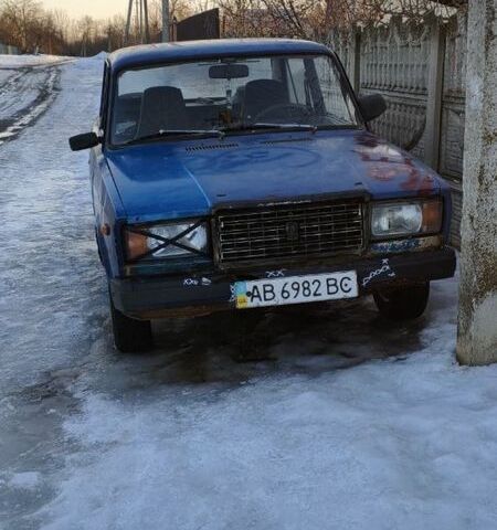 Синій ВАЗ 2107, об'ємом двигуна 1.5 л та пробігом 3 тис. км за 348 $, фото 1 на Automoto.ua