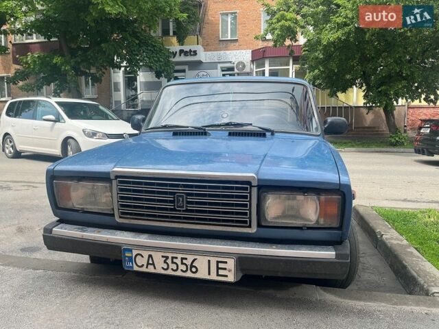 Синій ВАЗ 2107, об'ємом двигуна 1.4 л та пробігом 205 тис. км за 1200 $, фото 1 на Automoto.ua