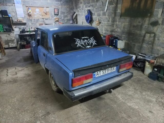 Синий ВАЗ 2107, объемом двигателя 1.5 л и пробегом 77 тыс. км за 300 $, фото 1 на Automoto.ua