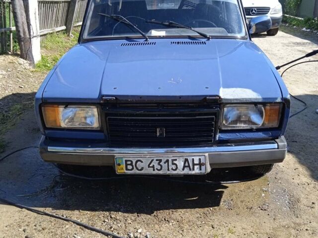 Синий ВАЗ 2107, объемом двигателя 1.5 л и пробегом 138 тыс. км за 800 $, фото 1 на Automoto.ua