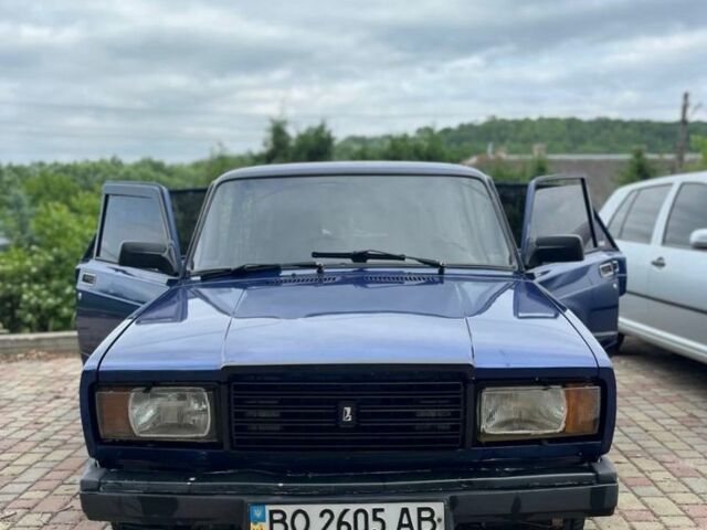 Синий ВАЗ 2107, объемом двигателя 1.5 л и пробегом 3 тыс. км за 1200 $, фото 1 на Automoto.ua
