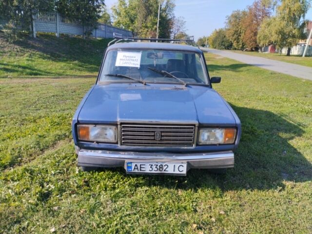 Синій ВАЗ 2107, об'ємом двигуна 1.5 л та пробігом 150 тис. км за 535 $, фото 1 на Automoto.ua