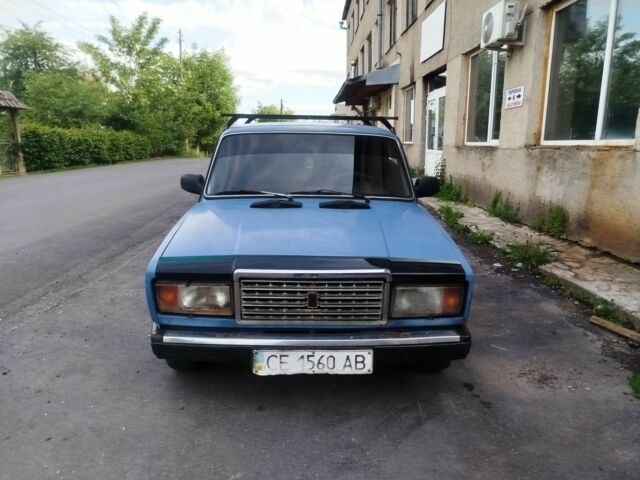 Синий ВАЗ 2107, объемом двигателя 0 л и пробегом 80 тыс. км за 550 $, фото 1 на Automoto.ua