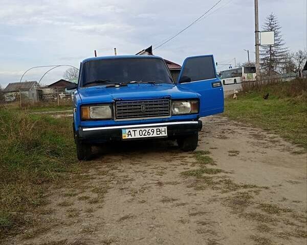 Синий ВАЗ 2107, объемом двигателя 1.5 л и пробегом 100 тыс. км за 1150 $, фото 1 на Automoto.ua