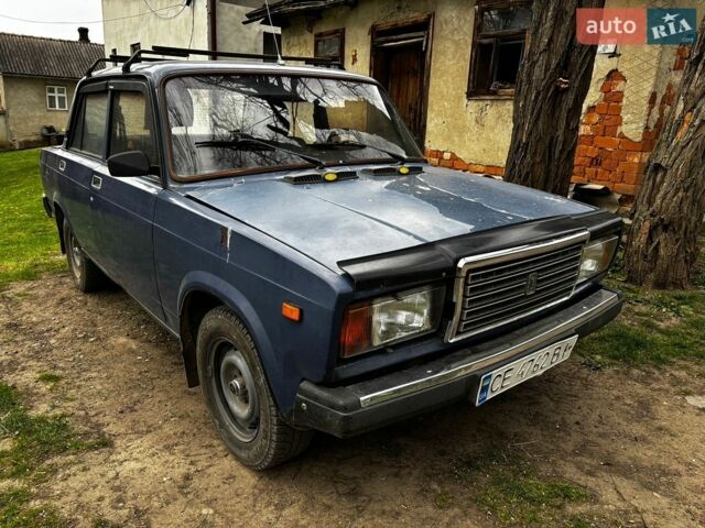 Синий ВАЗ 2107, объемом двигателя 1.3 л и пробегом 192 тыс. км за 750 $, фото 1 на Automoto.ua