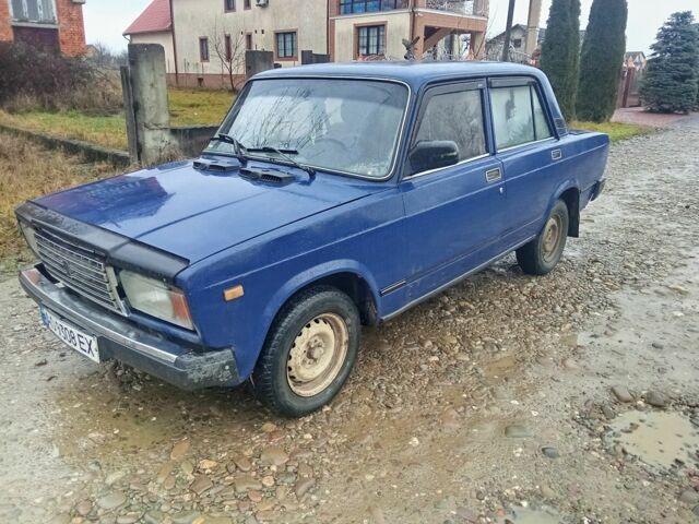 Синій ВАЗ 2107, об'ємом двигуна 1.5 л та пробігом 100 тис. км за 550 $, фото 1 на Automoto.ua