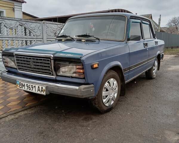 Синий ВАЗ 2107, объемом двигателя 1.5 л и пробегом 83 тыс. км за 1800 $, фото 1 на Automoto.ua