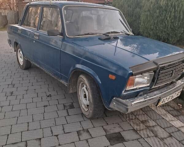 Синий ВАЗ 2107, объемом двигателя 1.45 л и пробегом 107 тыс. км за 650 $, фото 1 на Automoto.ua