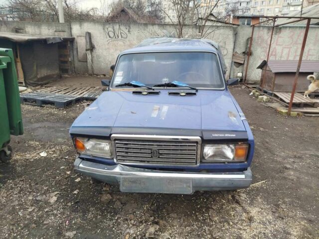 Синий ВАЗ 2107, объемом двигателя 0 л и пробегом 90 тыс. км за 181 $, фото 1 на Automoto.ua