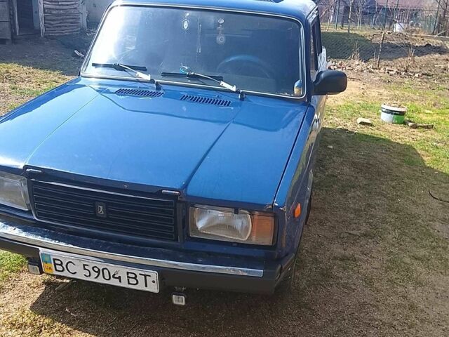 Синій ВАЗ 2107, об'ємом двигуна 1.1 л та пробігом 350 тис. км за 500 $, фото 1 на Automoto.ua