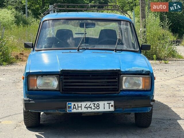 Синий ВАЗ 2107, объемом двигателя 1.45 л и пробегом 222 тыс. км за 600 $, фото 1 на Automoto.ua