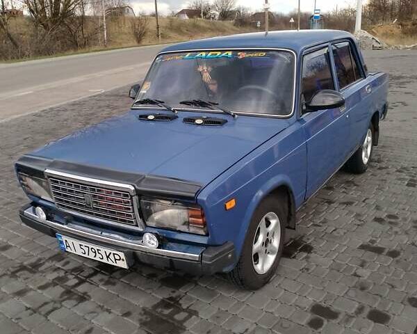 Синий ВАЗ 2107, объемом двигателя 1.6 л и пробегом 160 тыс. км за 1500 $, фото 1 на Automoto.ua
