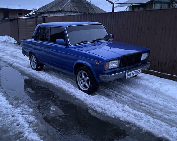 Синий ВАЗ 2107, объемом двигателя 1.6 л и пробегом 90 тыс. км за 1385 $, фото 1 на Automoto.ua