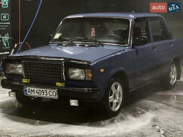 Синий ВАЗ 2107, объемом двигателя 1.5 л и пробегом 61 тыс. км за 1700 $, фото 1 на Automoto.ua